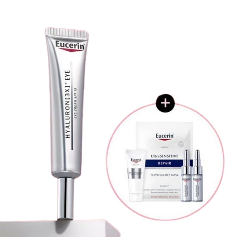 (ナイトクリーム7ml+コンセントレート5ml*2+マスクパック1枚) ハイアルロン3Xアイクリーム15ml