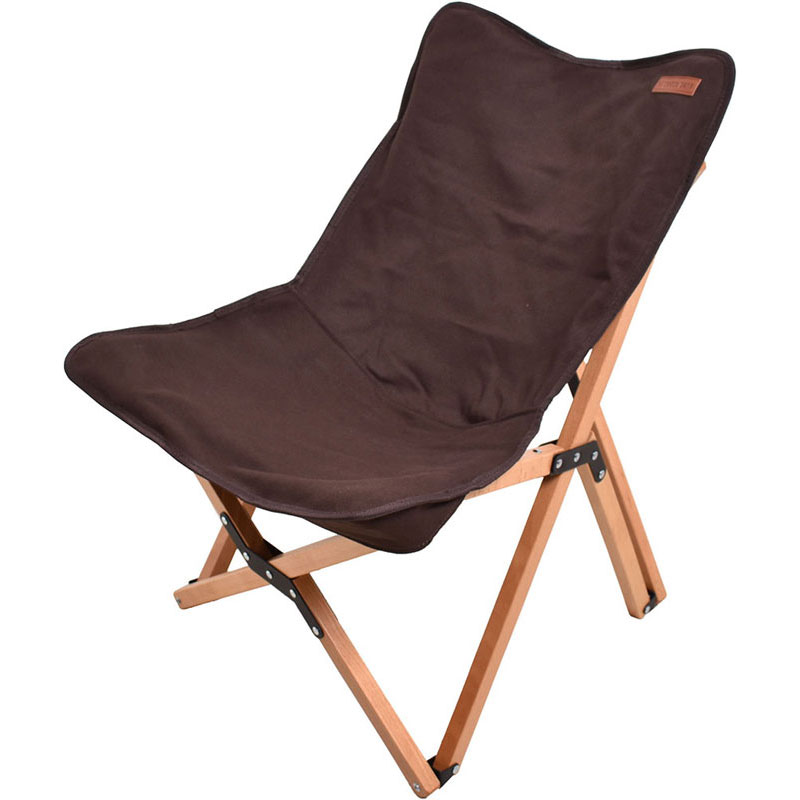 【ロット販売：入り数4】 peace park(ピースパーク) FOLDING WOOD CHAIR SMALL アウトドア イス (pp0404br)メンズスポーツウェア