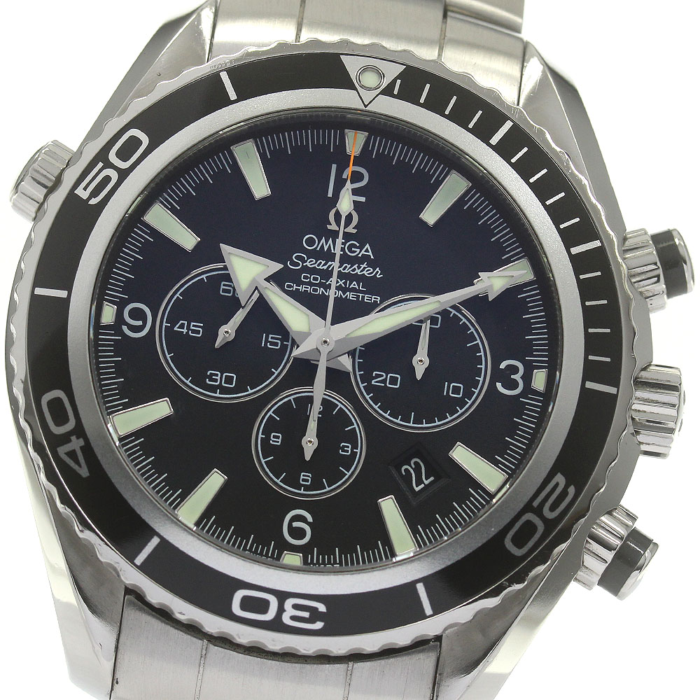 オメガ OMEGA 2210.50 シーマスター プラネットオーシャン クロノグラフ 自動巻き メンズ _832101【中古】