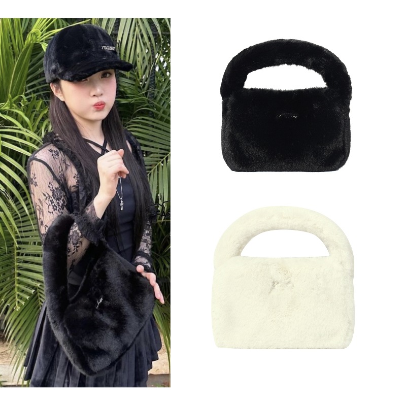 【Redvelvet ジョイjoy着用】 2COLORS YOUHEE FUR TOTE BAG
