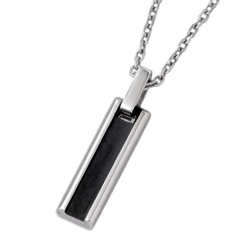 ヴィー vie ステンレス ブラックプレー ネックレス アクセサリー 金属金属アレルギー対応