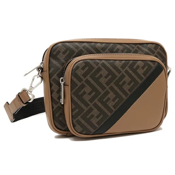 ショルダーバッグ カメラケース ブラウン メンズ 7VA607 ALKA F1IKC