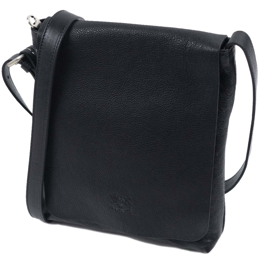 イルビゾンテ バッグ ショルダーバッグ クロスボディ レザー ブラック NERO IL BISONTE BCR291-PO0001-BK198N
