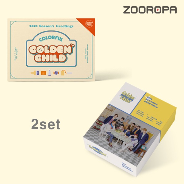[未開封新品] [2種セット]ゴールデンチャイルドGolden Child 2021 2022シーズングリーティング