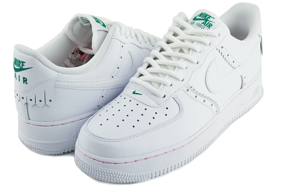 エアフォース 1 07 エレベイト ブローキング フリンジ ホワイト ピンク 飾り hf1937-100