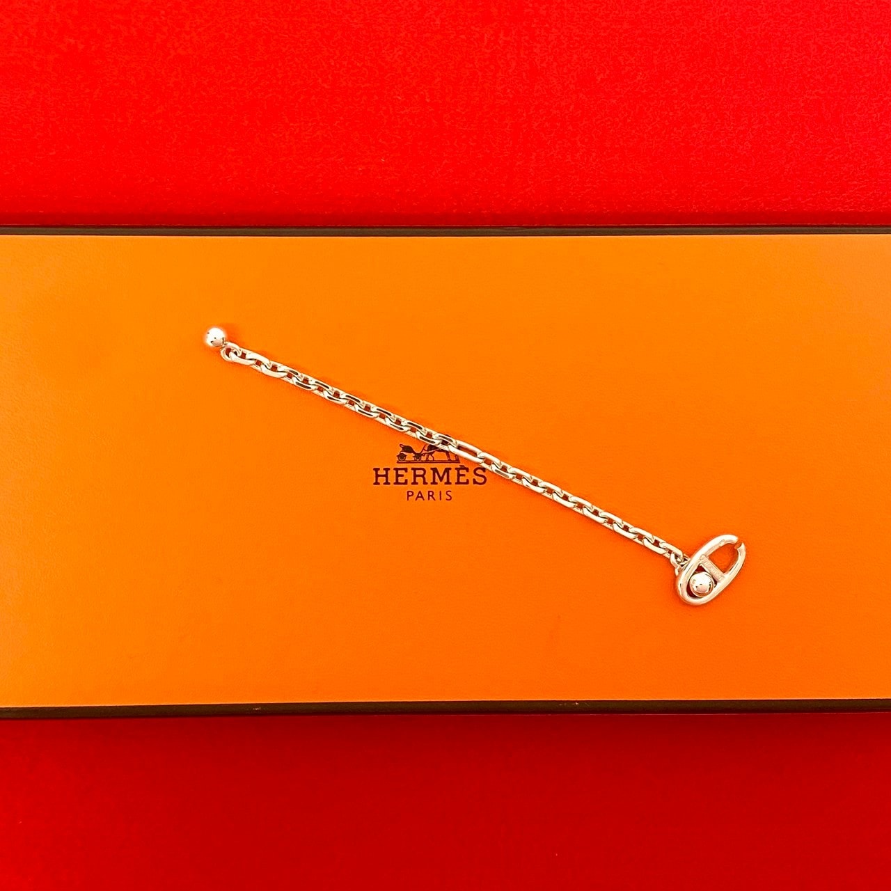 シェーヌダンクル チャームチェーンキーホルダー シルバー925 シルバー 479-6