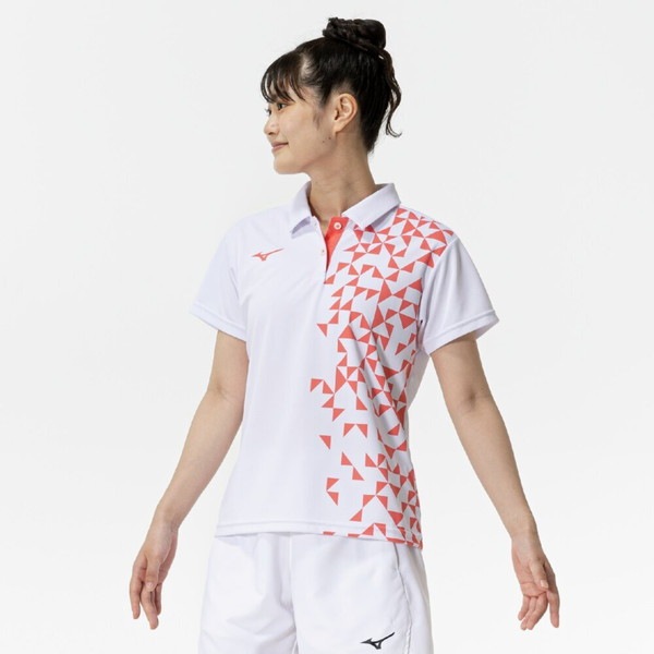 ミズノ MIZUNO ゲームシャツ ラケットスポーツ 半袖 レディース 62JAC22701