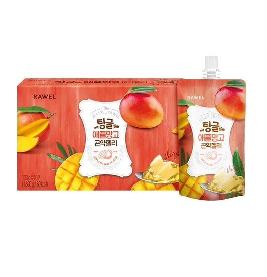 ローエルティングルコンニャクゼリーアップルマンゴー味130g20個