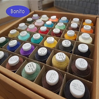 ［Bomito］630D ボンディング絲 皮革用糸 36 SET