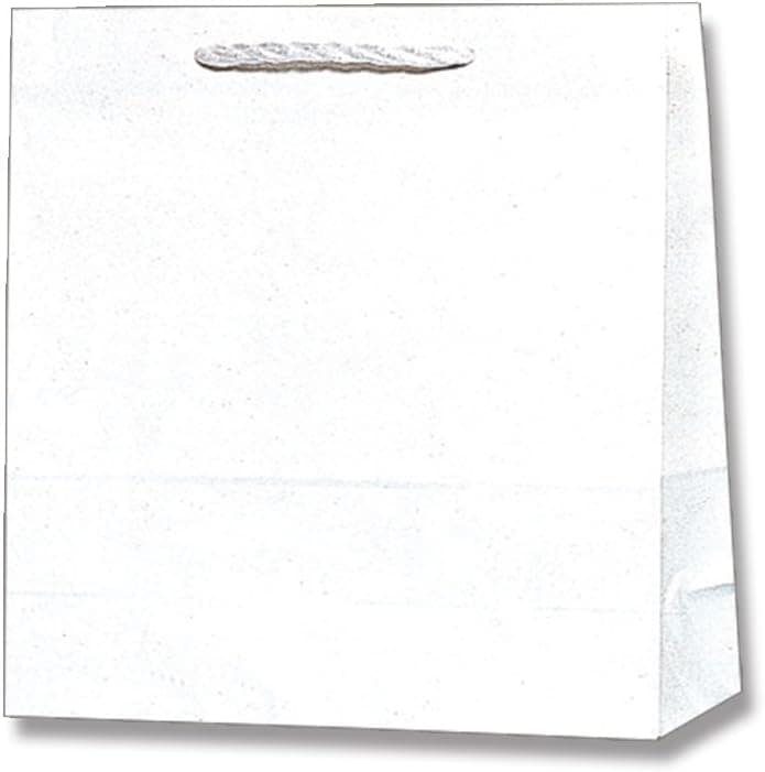 シモジマ HEIKO 手提げ紙袋 T型チャームバッグ 3才 白無地 50枚 幅320xマチ115x高330mm 003151600