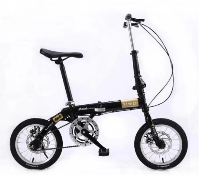 超軽量超小型 折りたたみ自転車　１４インチ　超軽量成人　キッズ　学生　男女共通　変速自転車