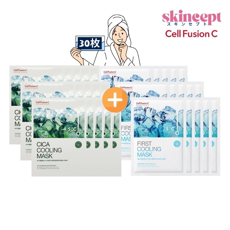 [30枚セット] スト アルファ ファースト クーリング マスク パック 27g x 15枚+シカ クーリング マスク_27g x 15枚__クーリング_クーリング 水分 弾力 鎮静ケア 7,429円