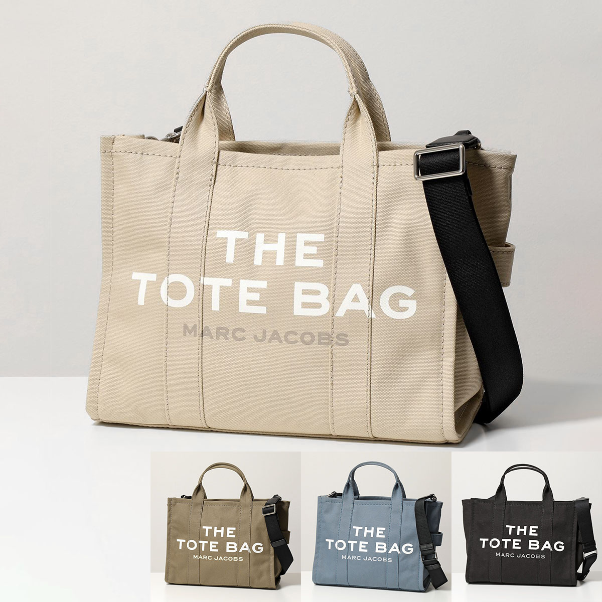 MARC JACOBS マークジェイコブス トートバッグ The Tote Bag Small Traveler Tote M0016161 レディース キャンバス ショルダーバッグ 鞄 カラー4色