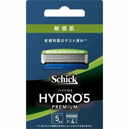 3個セット シック ハイドロ5 プレミアム 替刃 敏感肌用 4個入3セット 5枚刃