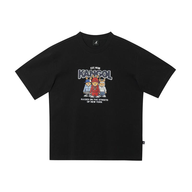 ストリートダンスクルー半袖Tシャツ2803ブラック（KRECST28030）
