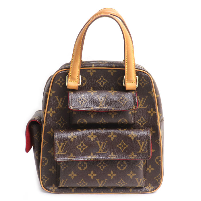 LOUIS VUITTON ルイ・ヴィトン エクサントリ シテ ハンドバッグ モノグラム ブラウン M51161 TH1013 レディース 中古