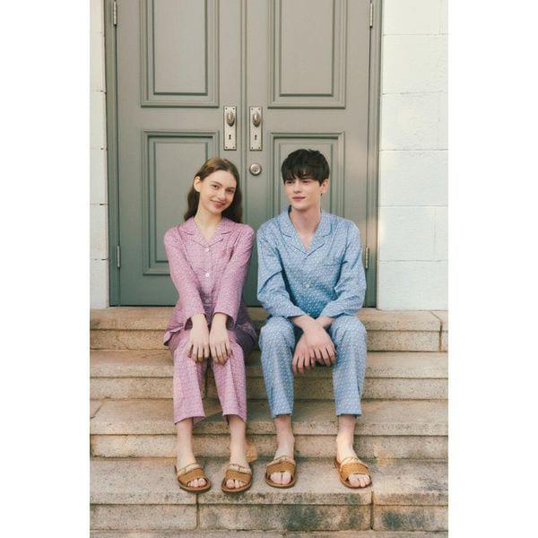 ビーナス正常 綿80番手 主査 シマウマ柄 男性パジャマ 女性パジャマ VPAA204M VPAA20.._P415958039