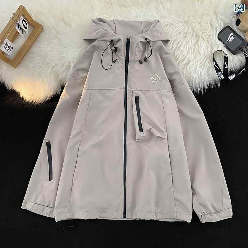 メンズ アウター カジュアル おしゃれ アメリカン ジャケット カップル アウトドア フード 登山 ウェア ジャケット