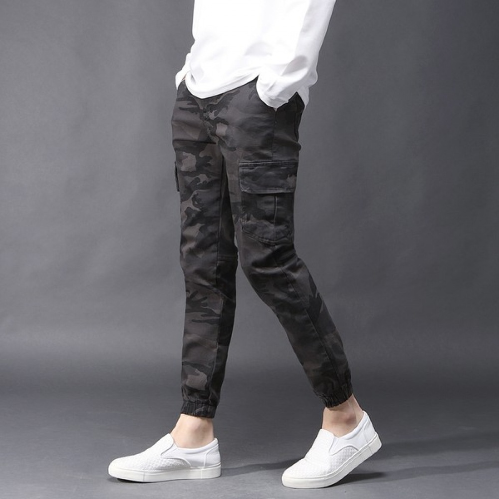 (ジュアンス) ハーフバンディングミリタリーカーゴジョガーパンツ FICP2083