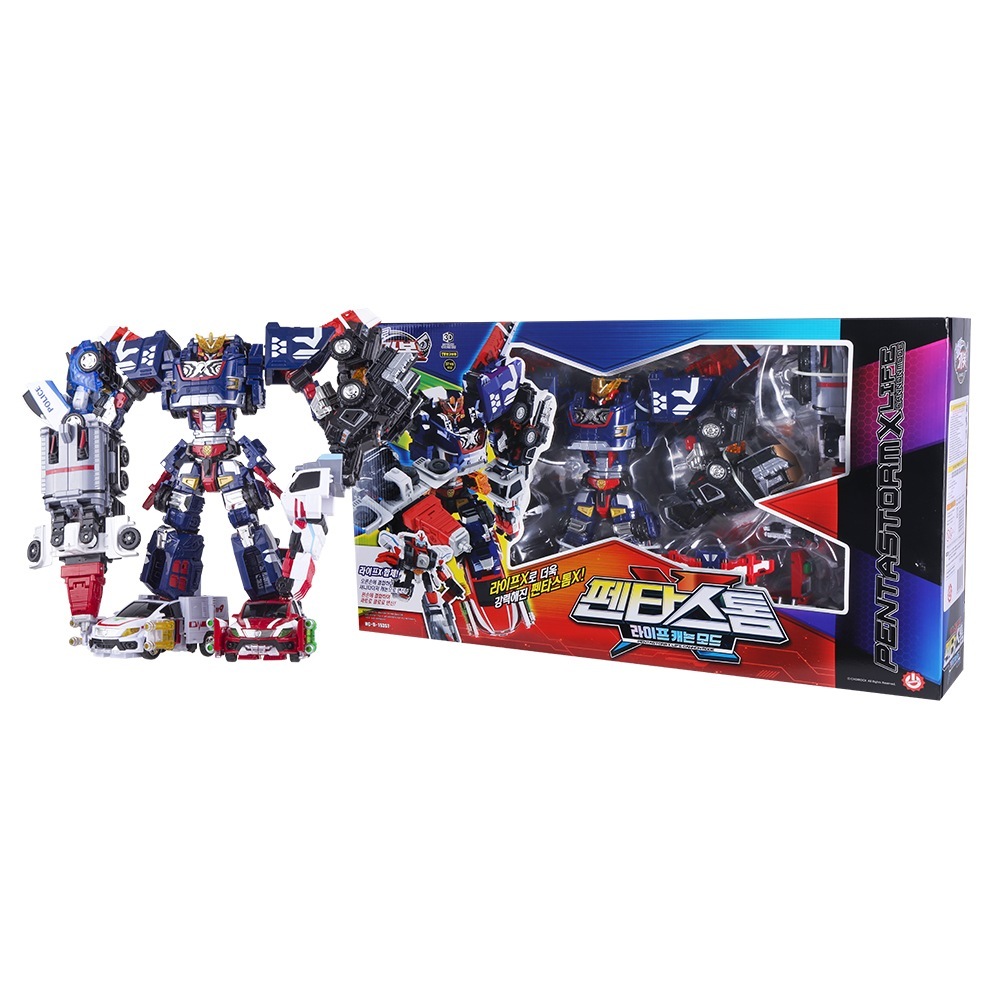 ハローカーボット/2024バージョン/ニュー/ペンタストームXライフキャノンモード/合体/変身ロボット/韓国公式純正品/正品