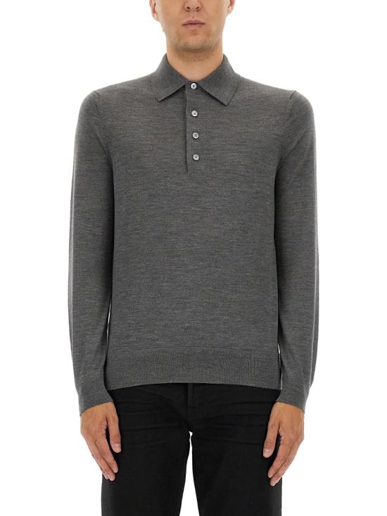 TOMFORD Men Polo Shirts KPL003 YMW103IG680 GREY