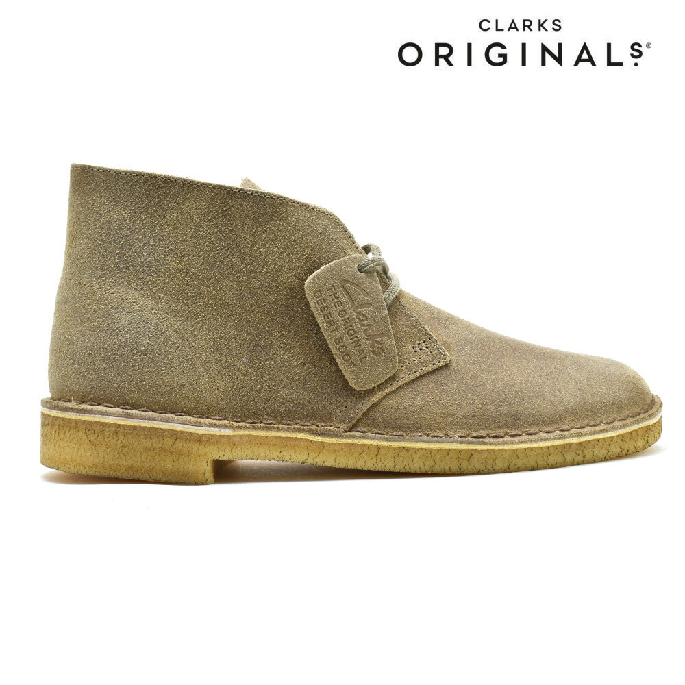クラークス デザートブーツ メンズ スエード レザー シューズ トープ ベージュ系 CLARKS DESERT BOOT【送料無料】[clarks-dbtpsu]