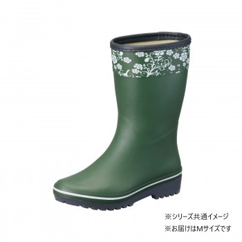 福山ゴム工業　長靴 マイローズ 21　M カーキ AA31300