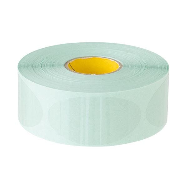 （まとめ）ヘッズ 透明ロールシール 50x26mm M-3RS 1パック（500枚） [x10]