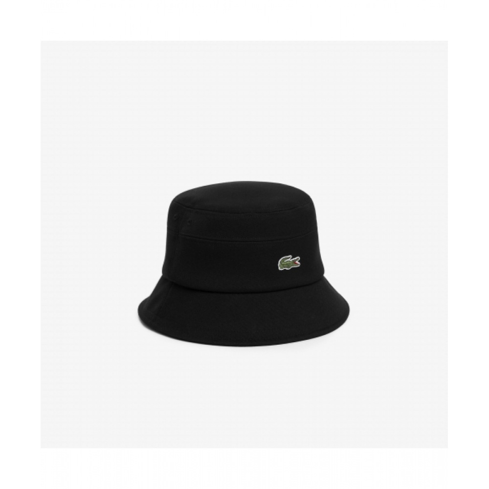 LACOSTE パブリックウールツイルバケットハット [ブラック]