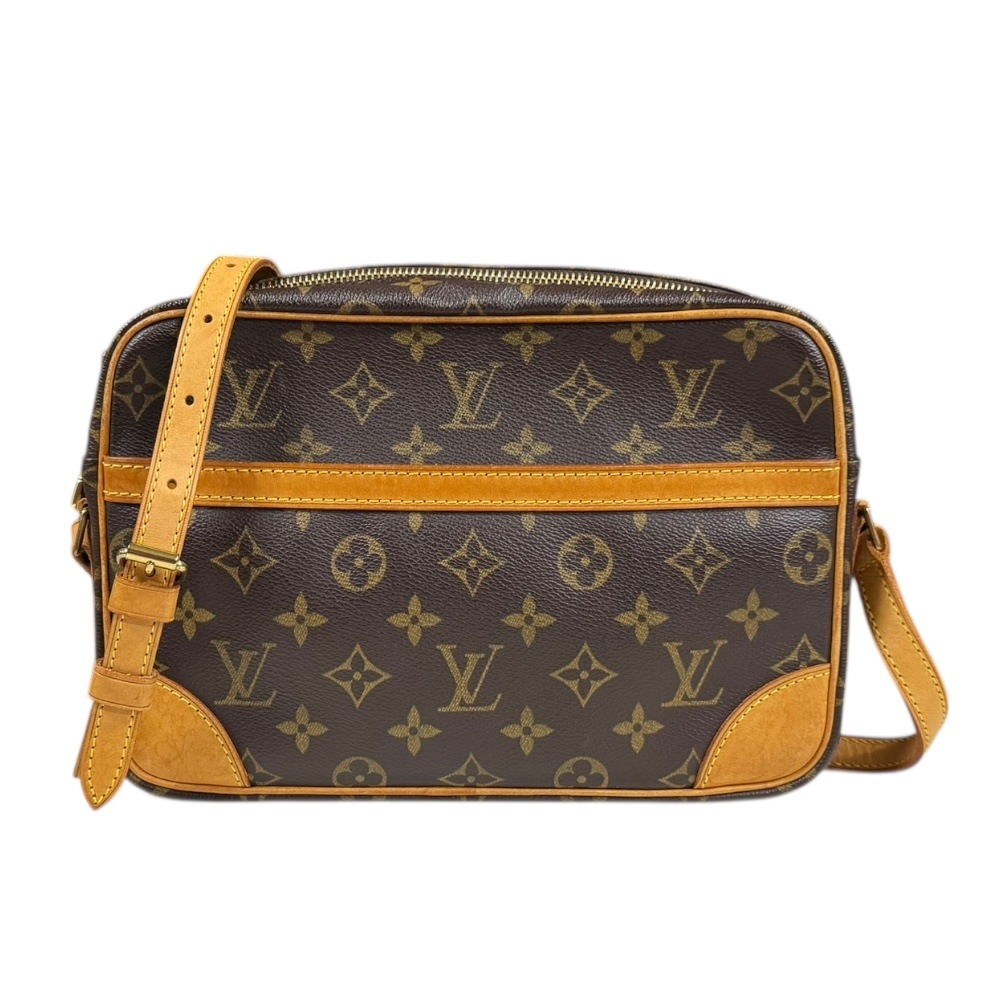 ルイヴィトン トロカデロ27 モノグラム ショルダーバッグ モノグラムキャンバス M51274 ブラウン LOUIS VUITTON 中古