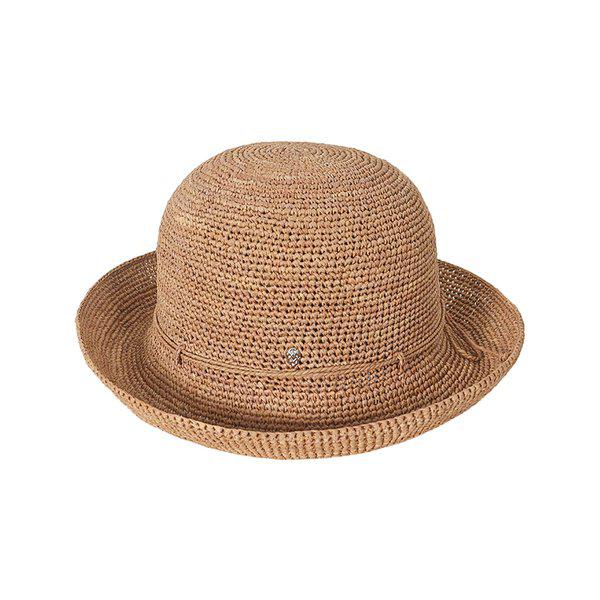 26SS 女性プロバンス 8 ラフィアハット ヌガー HAT52459 NOUGAT