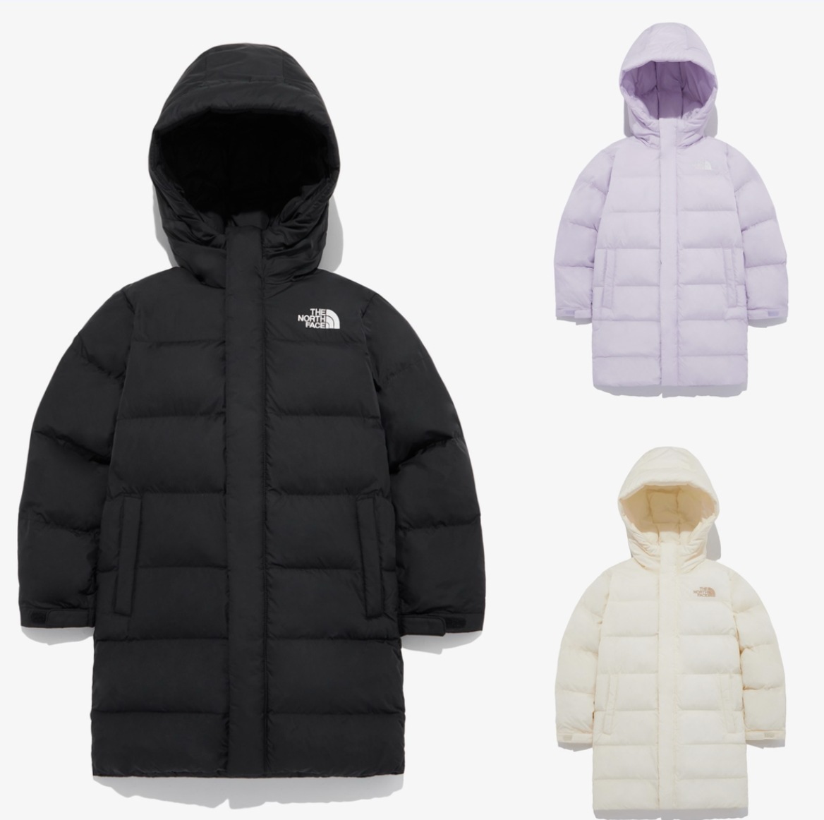NJ3NQ50S正規品保証 関税負担なし韓国最新人気 キッズ ロングアウター NEW PUFFY COAT