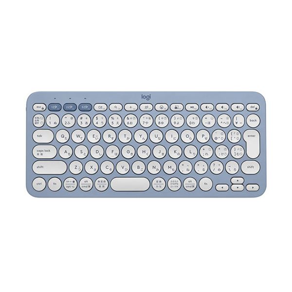 ロジクール PEBBLE KEYS 2 K380S Bluetoothキーボード ブルー K380sBL （北海道/沖縄/離島配送不可） 7,724円