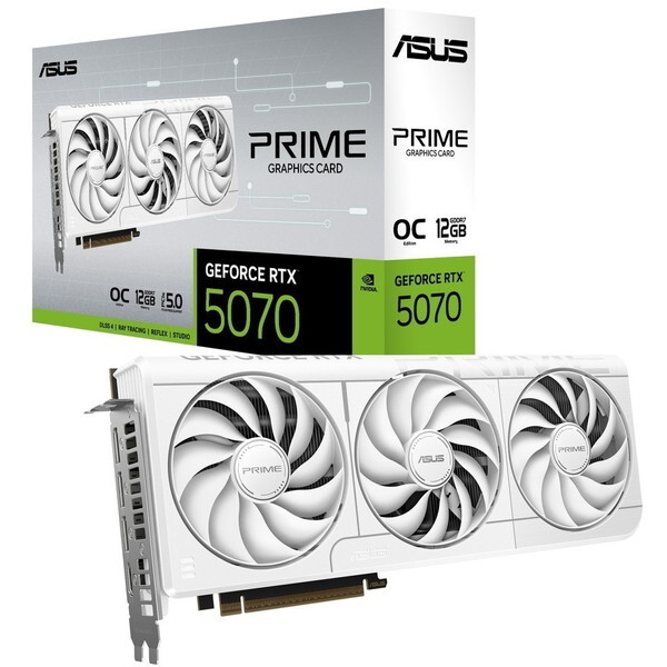 PRIME-RTX5070-O12G-WHITE ホワイト グラフィックボード