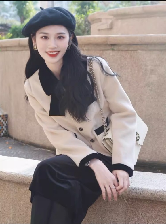 レディース アウター ジャケット 前開き ウール 長袖 襟付き ポケット ボタン かわいい 大人可愛い きれいめ シンプル カジュアル 上品 おしゃれ こなれ感 ラフ ガーリー 個性的 クール 7,895円