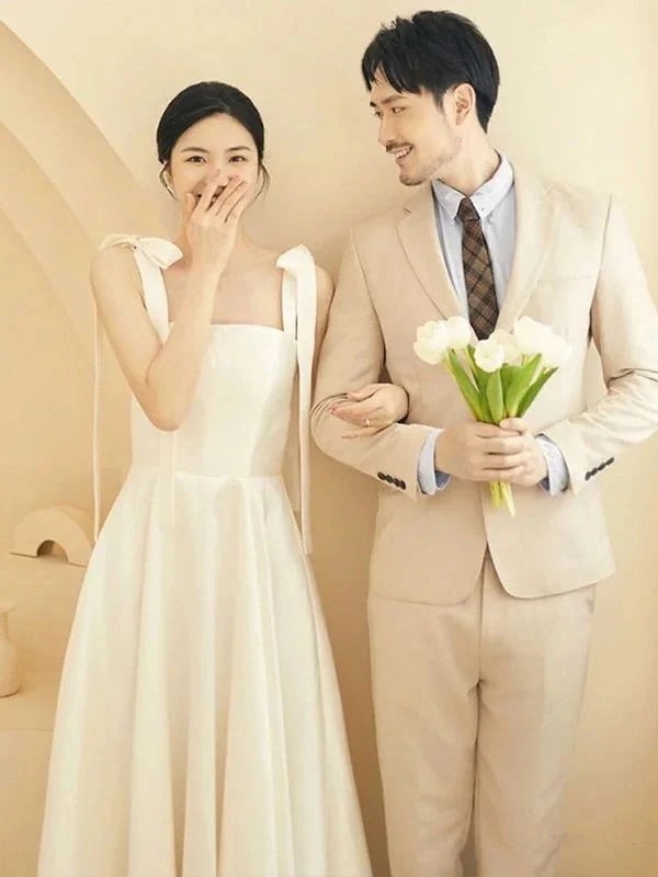 韓国ファッション レディース パーティドレス結婚式二次会 花嫁ロングドレスお呼ばれ 30代ワンピース
