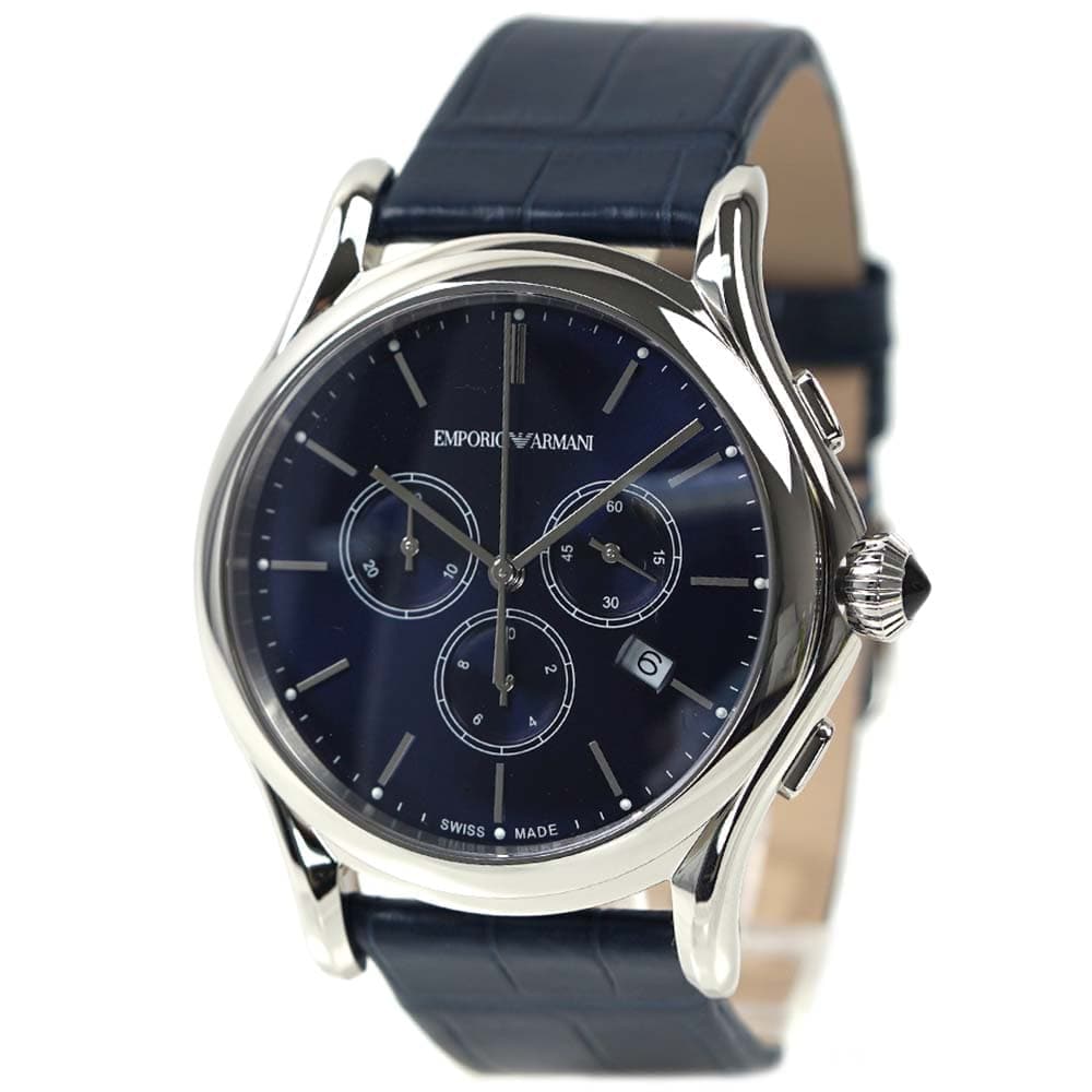 エンポリオアルマーニ スイスメイド 腕時計 メンズ EMPORIO ARMANI SWISS MADE CLASSIC クロノグラフ 日付カレンダー ARS4010