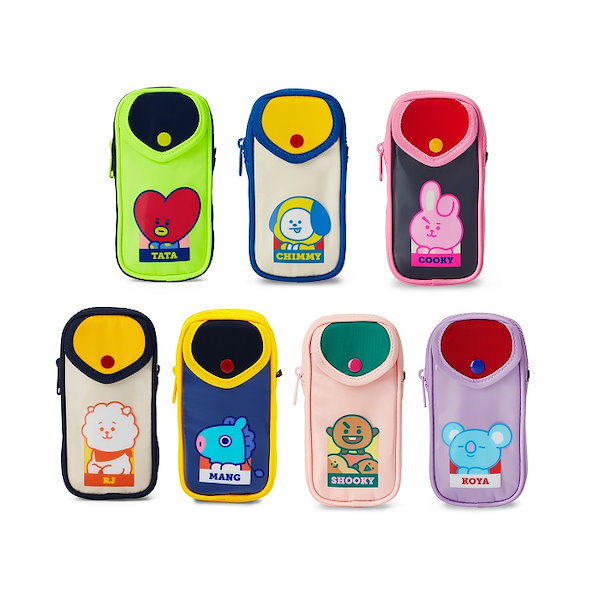 Qoo10] BT21 筆箱 ペンケース 人形ペンポーチ カラフ