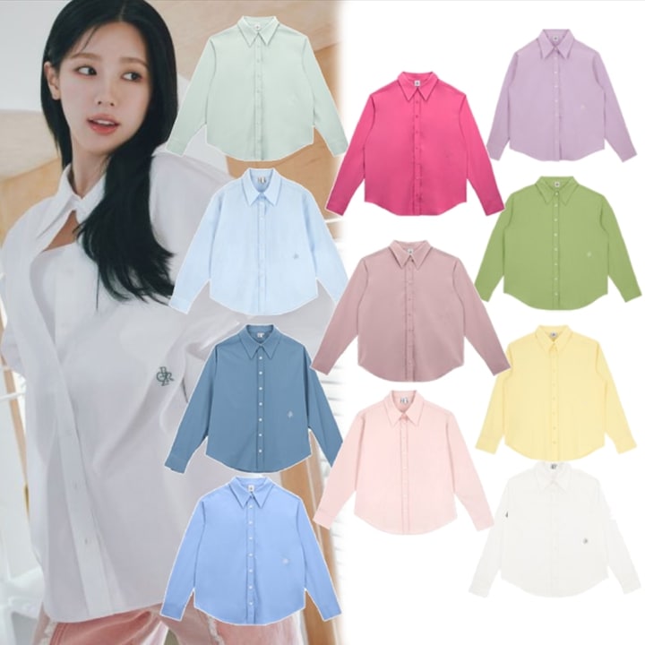 [(G)I-DLE MIYEON 着用] リンクルフリーベーシックシャツ