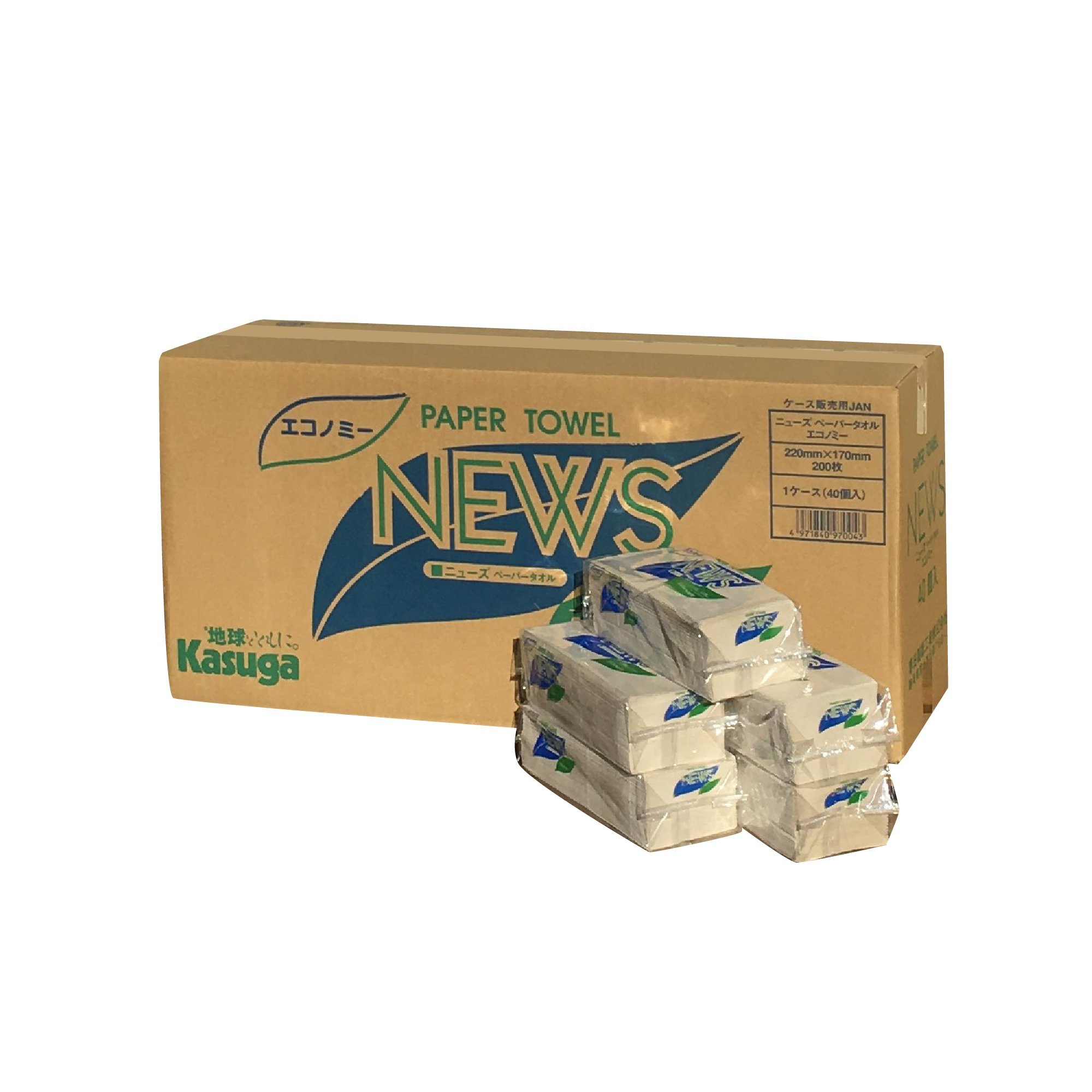 【ケース品】 ニューズペーパータオルエコノミー200枚 6,654円