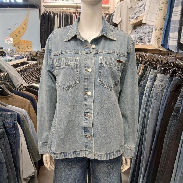 HC03 秋の女性オーバーサイズデニムシャツ64 NSLD63 (S41007808)