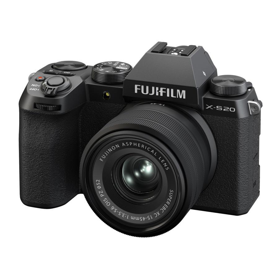 【新品】FUJIFILM 富士フィルム カメラ X-S20 XC15-45mm レンズキット日英2言語設定モデル X-S20LK-1545