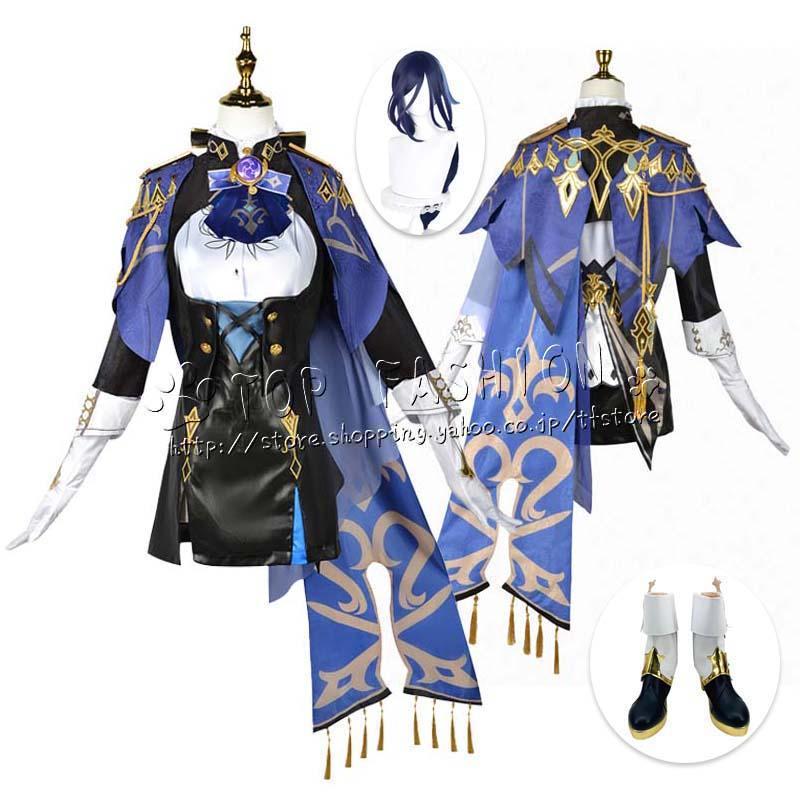 [数量限定]短納期!原神 げんしん genshin フォンテーヌ クロリンデ Clorinde コスプレ 衣装 ハロウィン クリスマス 文化祭