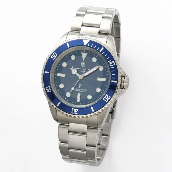 取寄品 正規品 Salvatore Marra 腕時計 SM22110-SSBL 腕時計