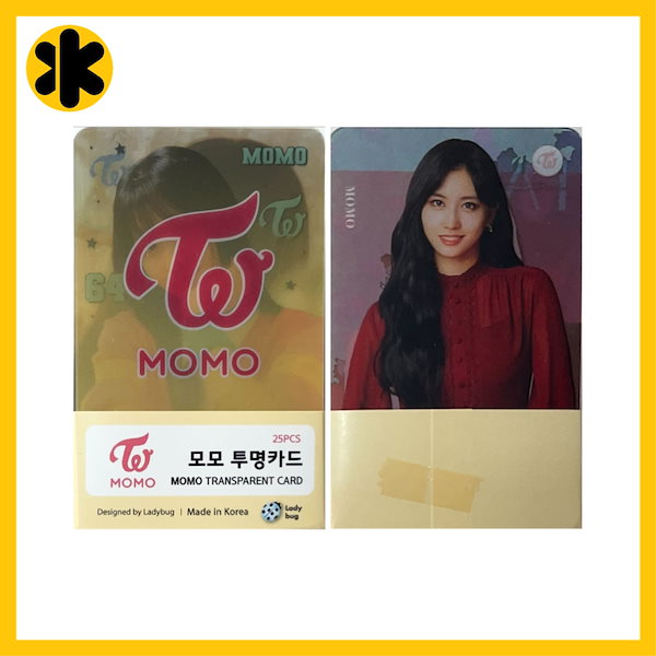 TWICE - TWICE MOMO モモ クリアカード TWICE モモ クリアカード - メルカリ