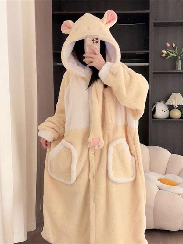 秋冬新作着ぐるみ パジャマお揃い ウェア セットアップ レディース 修学旅行 恋人 お揃い 可愛い 部屋着 マタニティ ペアルック カップ04