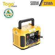 おなじみ|バッテリー・充電器|TogoPower ADVANCE500LFP リン酸鉄ポータブル電源 500W 231Wh 72180mAh PSE認証済 大容量 バッテリー アウ