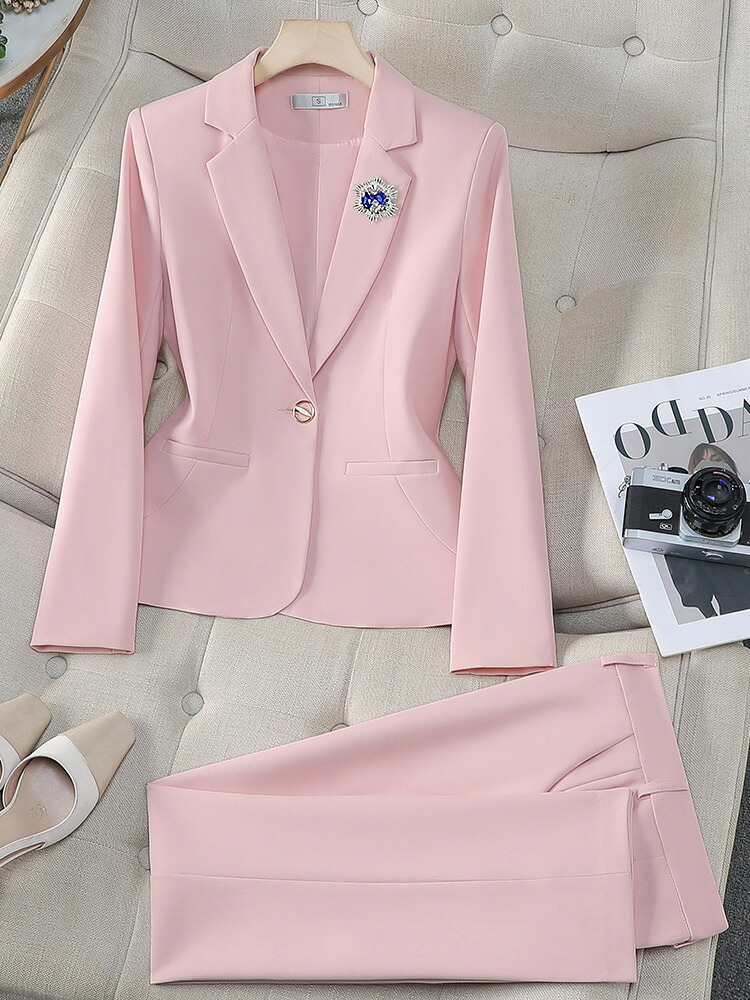 ジャケット 女性 用 ビジネススーツ コート 春秋 通勤 高級 収腰 通勤服
