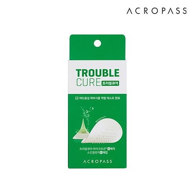 【ACROPASS】 アクロパス トラブルキュア 6枚入り TROUBL...のサムネイル