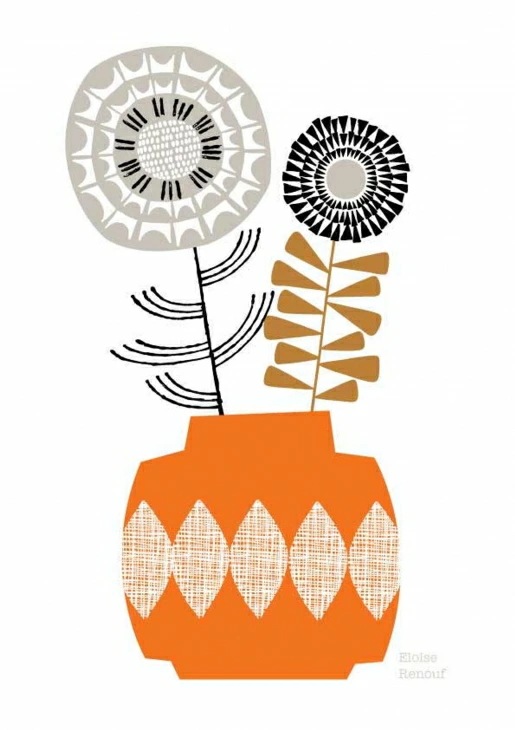 ELOISE RENOUF VASE NO.3 A2 アートプリント/ポスター【北欧